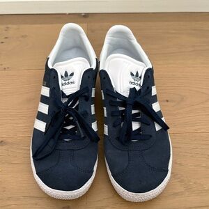 Adidas Gazelles Navy blue and white